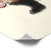 赤いパンダのトリビア ポスター (角)