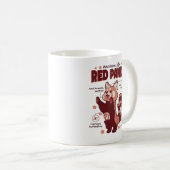 赤いパンダの動物愛好家 コーヒーマグカップ (正面右)