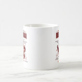 赤いパンダの動物愛好家 コーヒーマグカップ (中央)