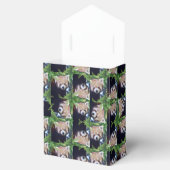 赤いパンダの模様 フェイバーボックス (オープン)