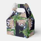 赤いパンダの模様 フェイバーボックス (裏面サイド)