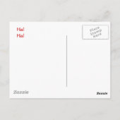 赤いパンダの笑い ポストカード (裏面)