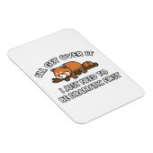 赤いパンダを乗り越える マグネット (右側)