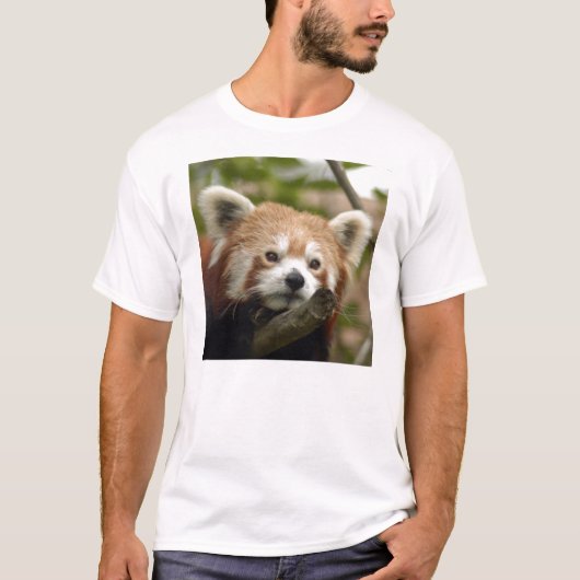 赤いパンダ014のTシャツ Tシャツ (正面)