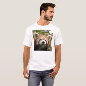 赤いパンダ014のTシャツ Tシャツ (正面フル)