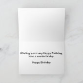 赤いパンダ カード (内部)