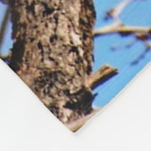 赤いパンダ フリースブランケット (角)