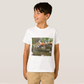 赤いパンダ Tシャツ (正面フル)