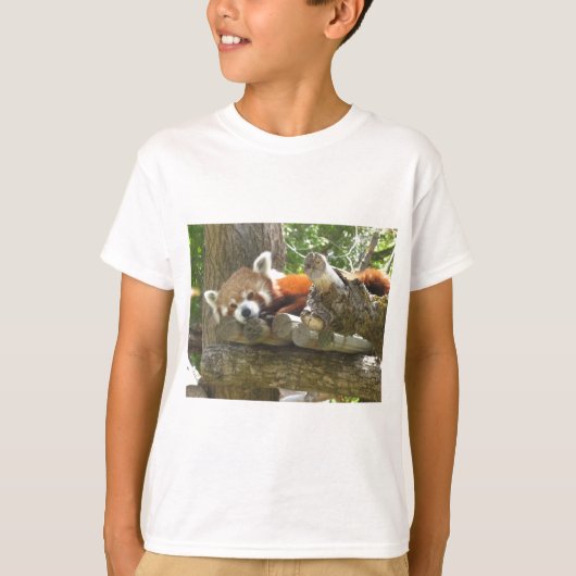 赤いパンダ Tシャツ (正面)