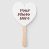 赤いパーソナライズされたダイヤモンドのファン ハンドファン (裏面)