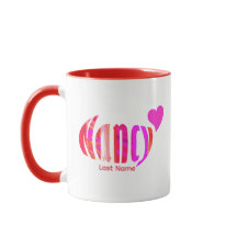 赤いパーソナライズされたピンク、オレンジ、そして耳の"ナンシー"