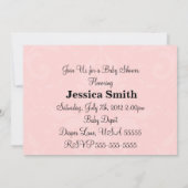 赤いパーソナライズされたラディバグ赤ちゃんシャワー招待状 招待状 (裏面)