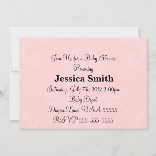 赤いパーソナライズされたラディバグ赤ちゃんシャワー招待状 招待状 (裏面)