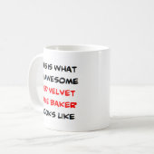 赤いビロードのケーキ素晴らし屋 コーヒーマグカップ (正面左)