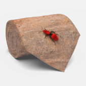 赤いビロードの蟻のスズメバチのタイ ネクタイ (ロール)