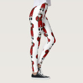 赤いビロードの黒いサンタ レギンス (右)