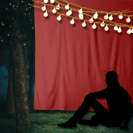 赤いビロード無地の色 |クラシック |エレガント | タペストリー