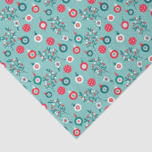 赤いピックボール、ミニティ🎄クリスマスパターン 薄葉紙 (詳細)