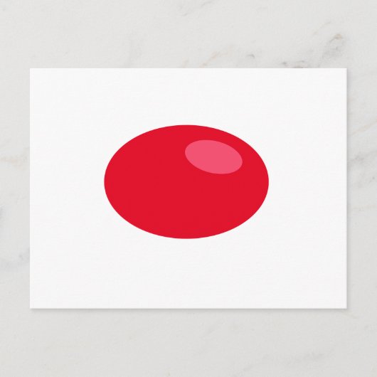 赤いピルポストカード ポストカード (正面)