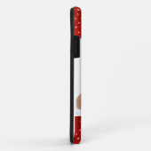 赤いピンのドット(写真) Case-Mate iPhoneケース (裏面/右)