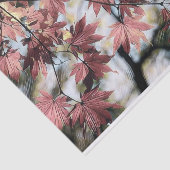 赤いピンクと茶色の紅葉絵画ズ 薄葉紙 (詳細)