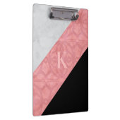 赤いピンクのろうけつ染めとグレーの水色 クリップボード (右)