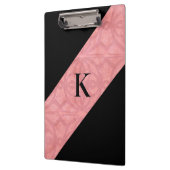 赤いピンクのろうけつ染めと黒い文字 クリップボード (左)