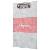 赤いピンクのろうけつ染めグレーの水の色名 クリップボード (左)