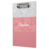 赤いピンクのろうけつ染めグレーの水の色名 クリップボード (左)