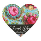 赤いピンクのバラと青い花ありがとう