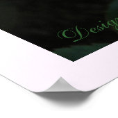 赤いピンクのバラ ポスター (角)