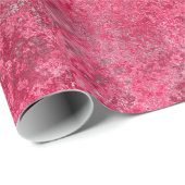 赤いピンクの包むギフトの紙 ラッピングペーパー (ロールコーナー)