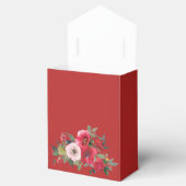 赤いピンクの水色のフローラモダンの2倍の幸せ フェイバーボックス (オープン)