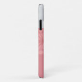 赤いピンクろうけつ染めと灰色の水モノグラムの色 Case-Mate iPhoneケース (裏面/右)