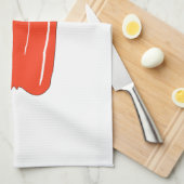 赤いピーマン。 全 キッチンタオル (四つ折り)