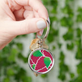 赤いファンキーぶどう キーホルダー (手)
