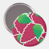 赤いファンキーぶどう マグネット (正面/裏面)