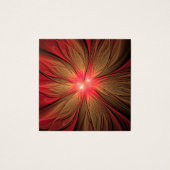 赤いファンシーのフラクタル花 (正面)