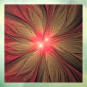 赤いファンシーのフラクタル花 ウィンドウサイン (シート3)