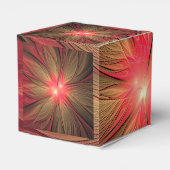 赤いファンシーのフラクタル花 フェイバーボックス (裏面サイド)