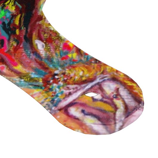 赤いファンタジー板の火の妖精 カッティングボード (角)