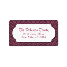 赤いファンパターン（白い枠） ラベル