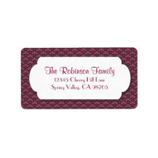 赤いファンパターン（白い枠） ラベル