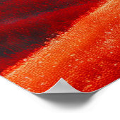 赤いフィールドの赤い木 ポスター (角)