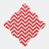 赤いフェイクグリッターテイクアウト特典ボックス フェイバーボックス (折り畳みなし)