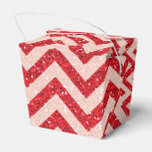 赤いフェイクグリッターテイクアウト特典ボックス フェイバーボックス (裏面サイド)