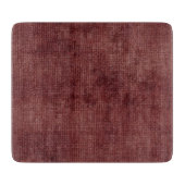 赤いフェイクリネン カッティングボード (正面)