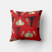 赤いフェズ·ハッツアット·マーケット クッション (裏面)