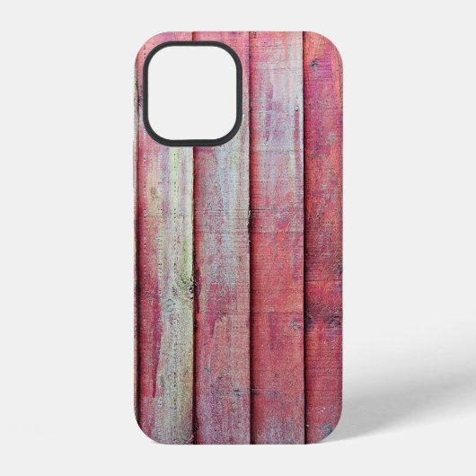 赤いフェンスパネル 縦型 iPhoneケース (裏面)