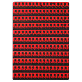 赤いフェンス クリップボード (裏面)